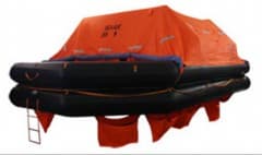 SOLAS approved throw overboard inflatable life raft